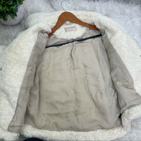Free People Teddy Swing Jacket Chai Latte‎ - Picture 5 of 9